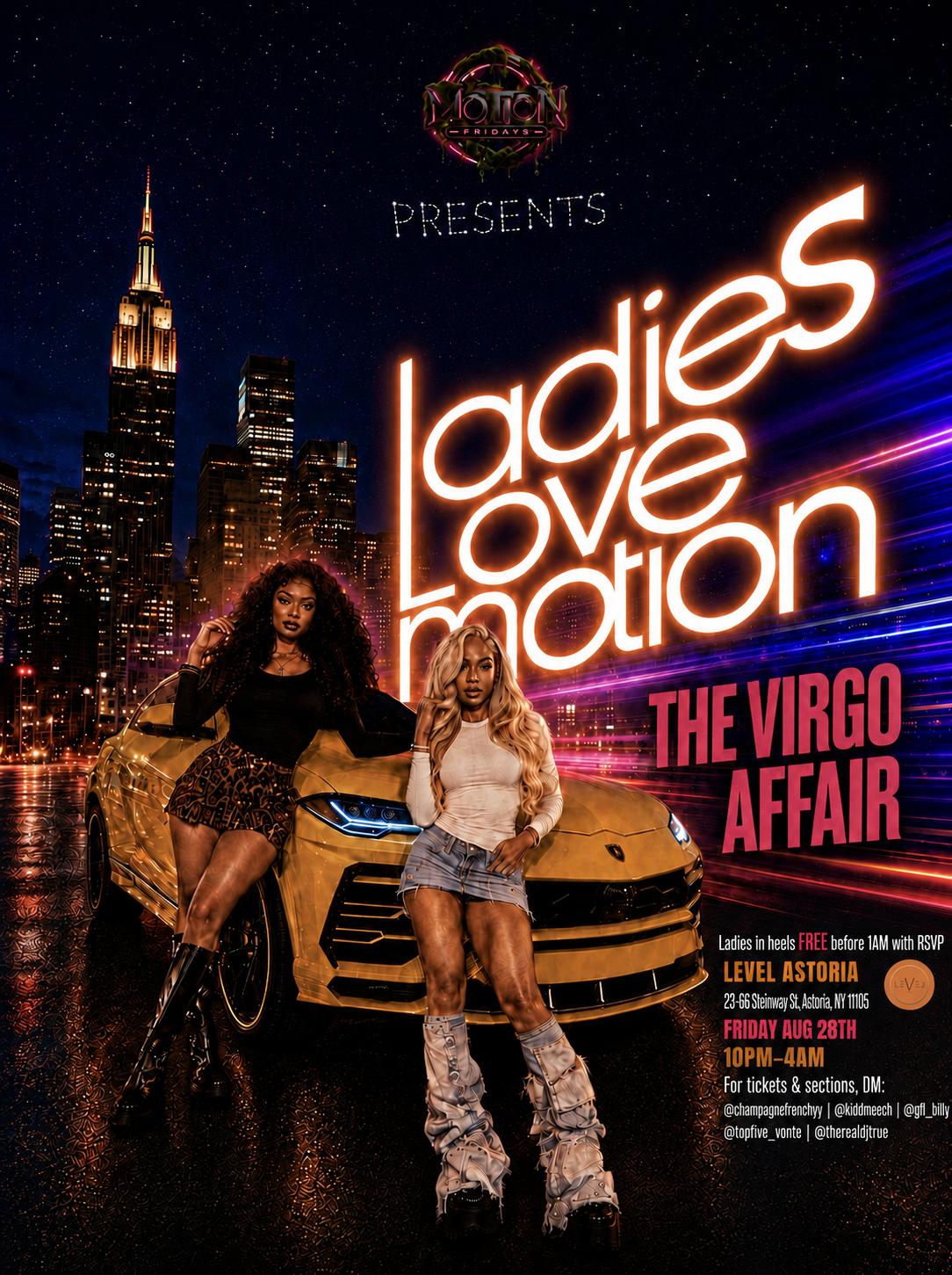 Friday August 28th 2026 : Motion Fridays