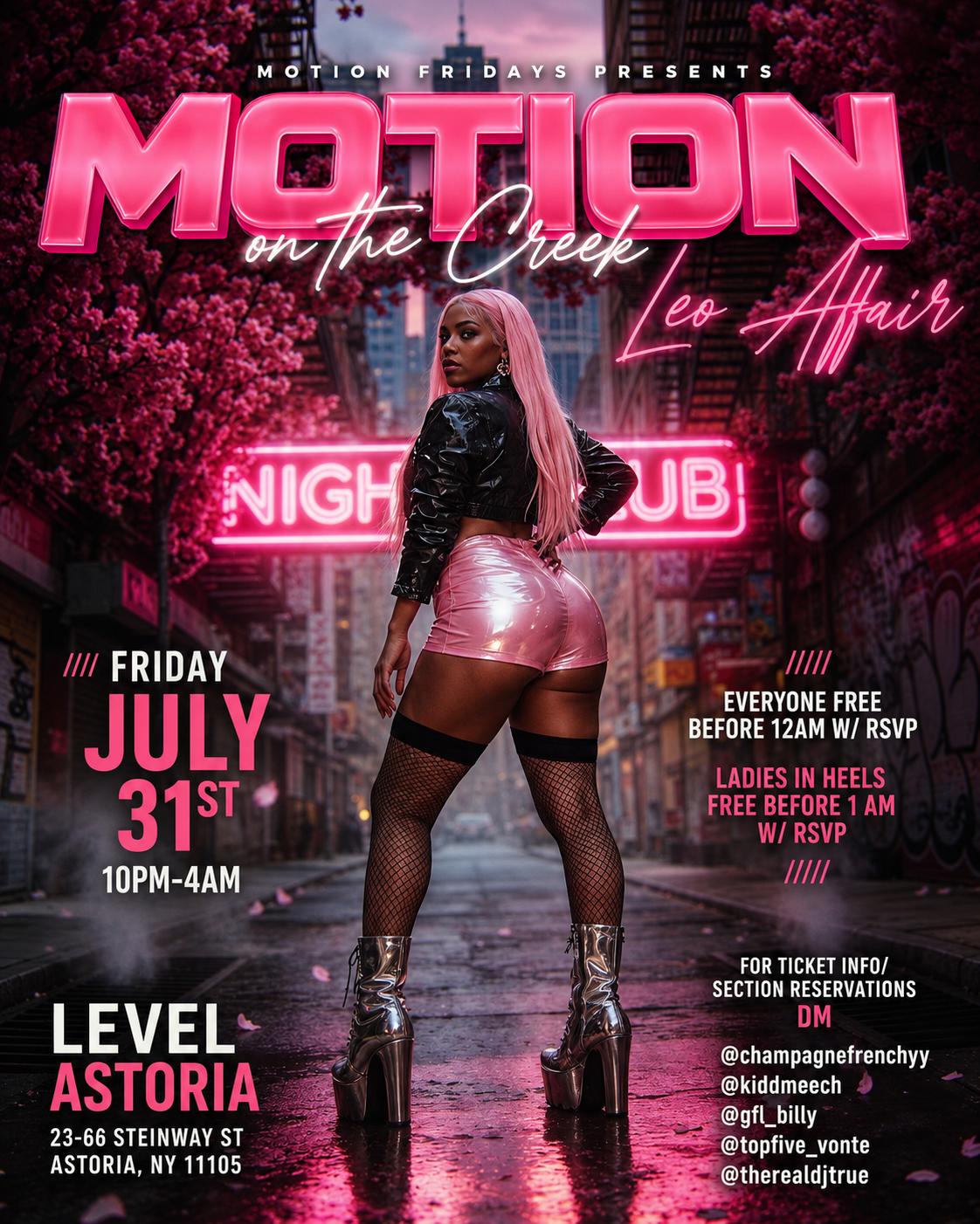 Friday July 31st 2026 : Motion Fridays