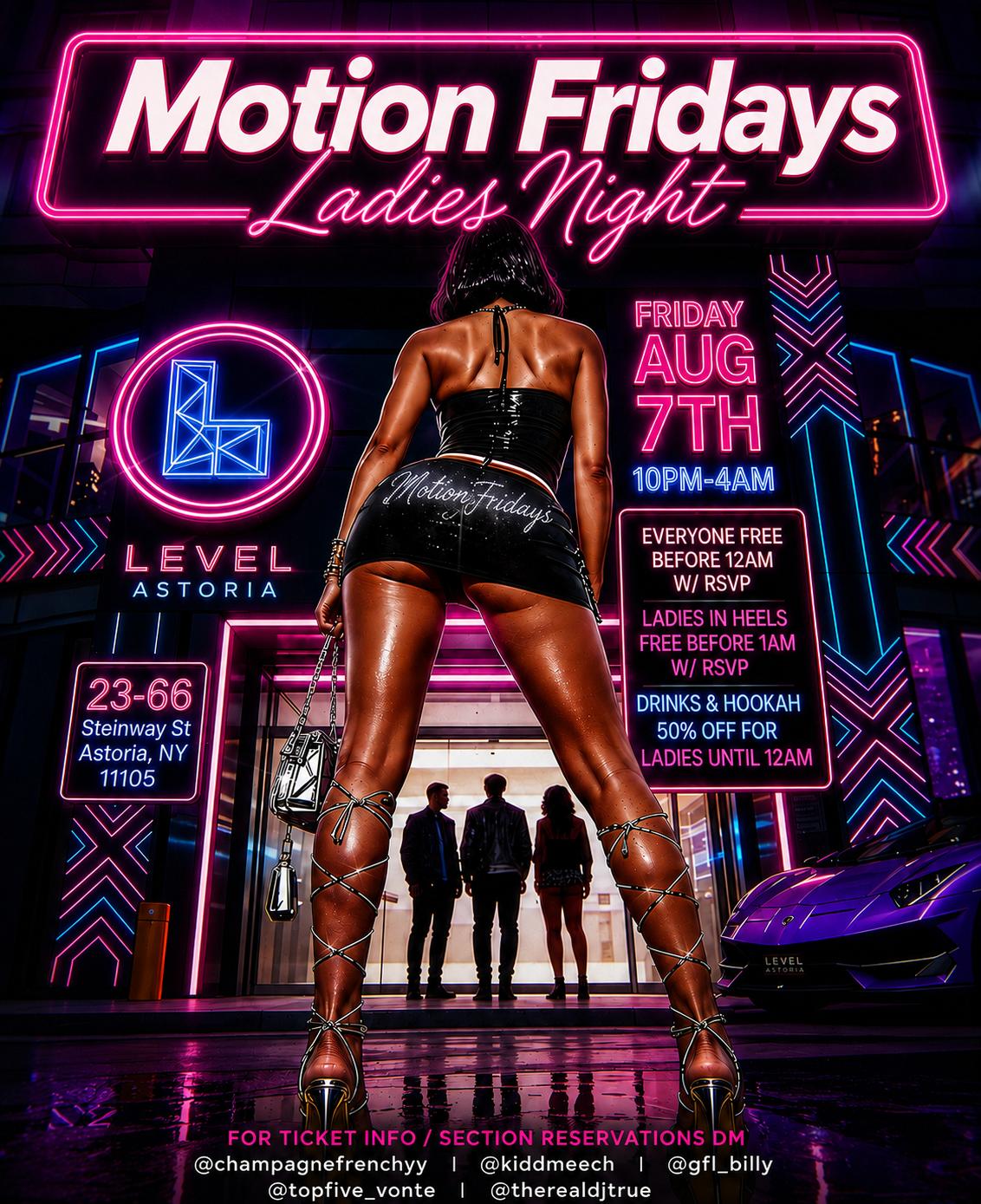 Friday August 7th 2026 : Motion Fridays