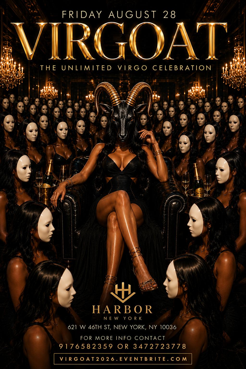 Friday August 28 2026 : Virgoat At Harbor New York City