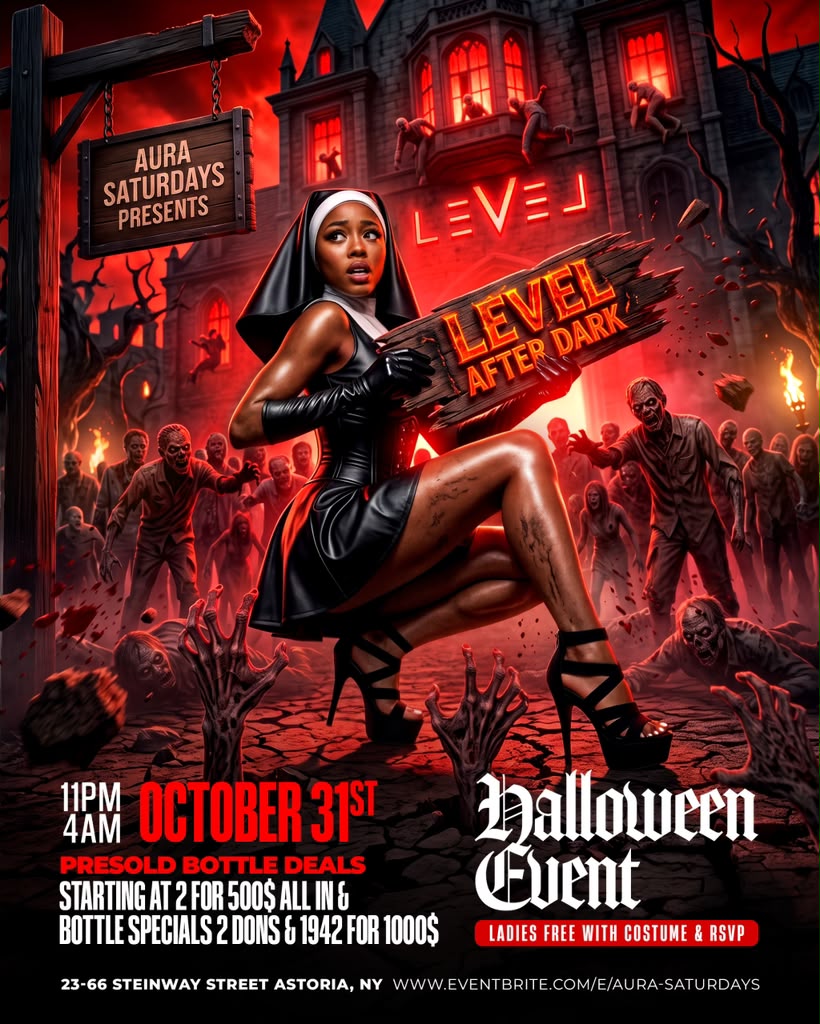 Saturday October 31st 2026 : Level After Dark Halloween Edition