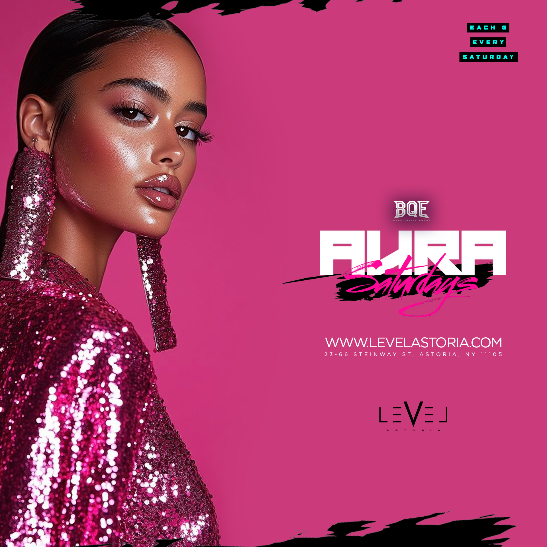 Saturday September 19th 2026 : Aura Saturdays at Level Astoria
